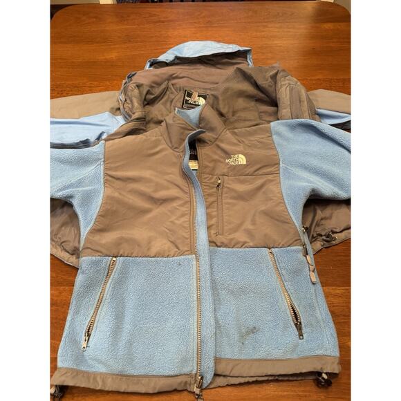 Small The North Face Summit Series 3 In 1 Winter Twin Coat Fleece Jacket Blue - Picture 7 of 12